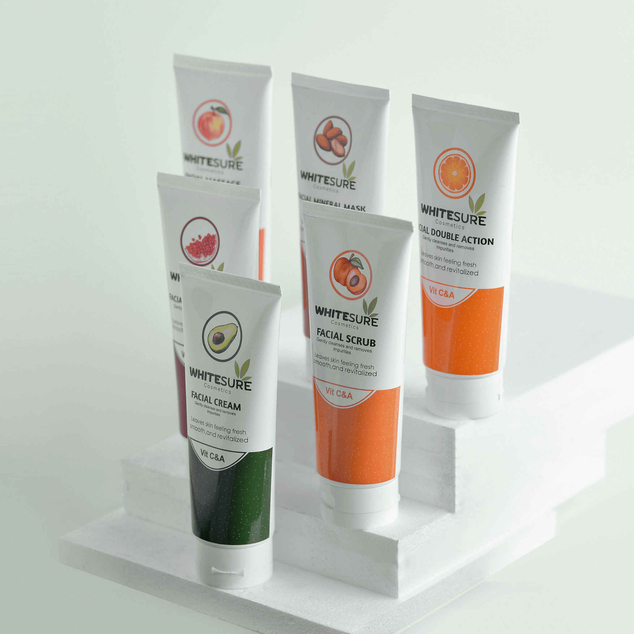 Whitesure Complete 6-in-1 Facial Kit for Instant Glow